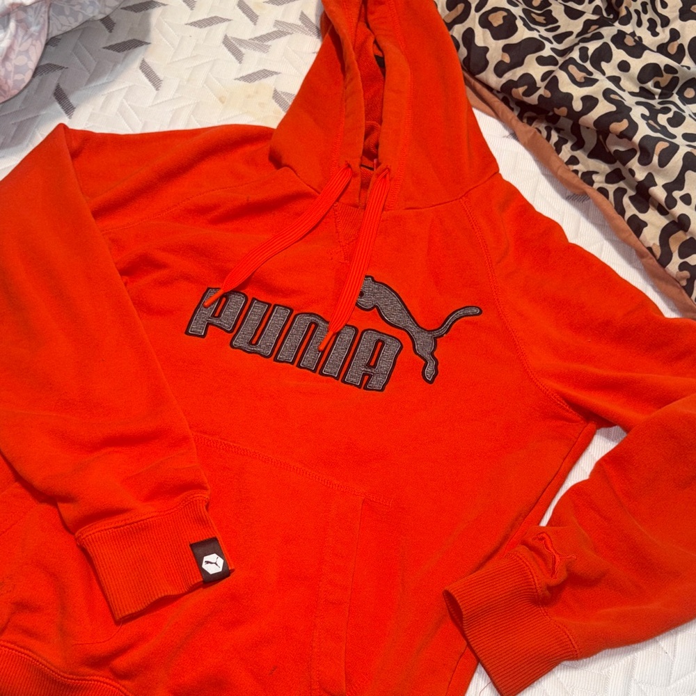 Puma Unisex Vibrant Red Hoodie